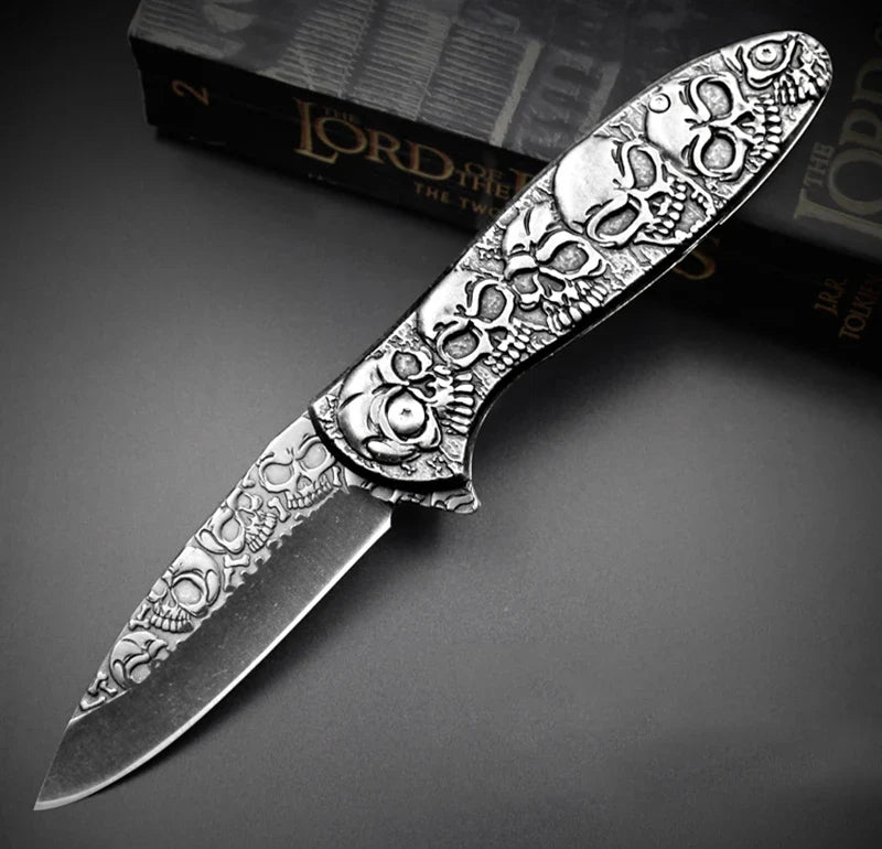 Tactical Nigh Skull Foldable Pocket Knife - Image 5