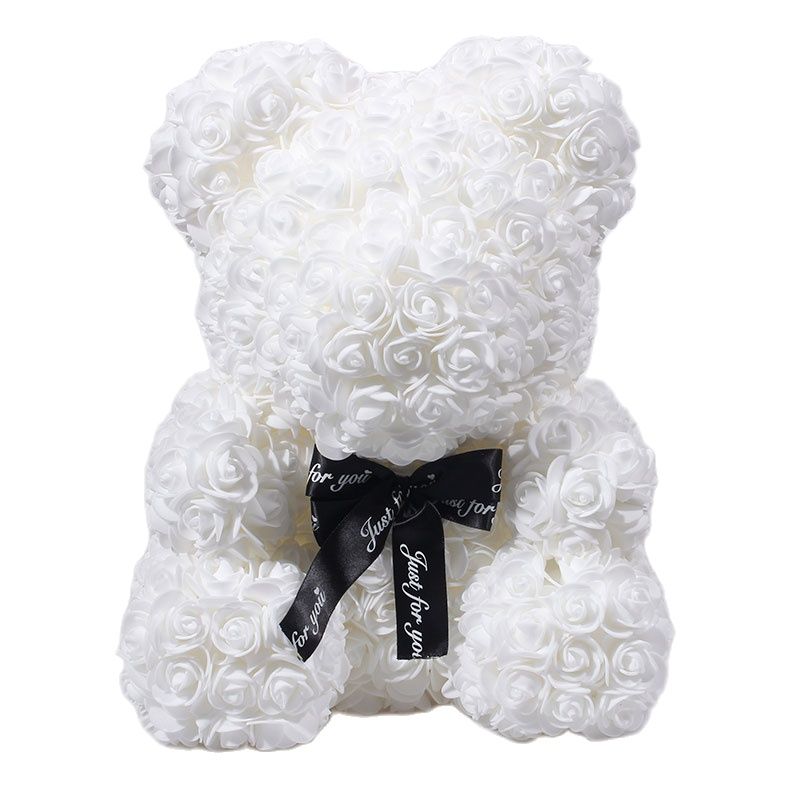 Artificial Rose Flowers Teddy Bear - Image 20