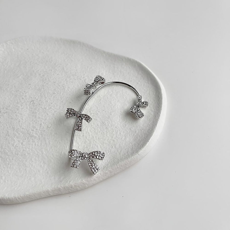 Bow Ear Clip Earrings - Image 1