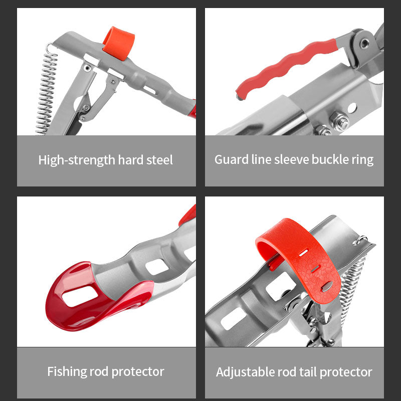 Stainless Steel Adjustable Sensitive Fishing Rod Holder - Image 2