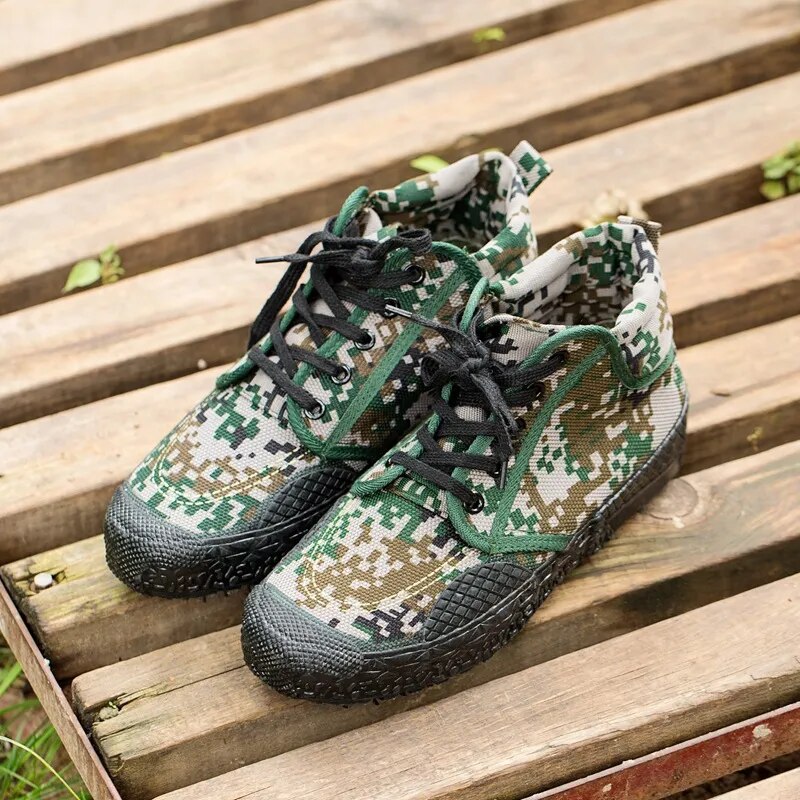 Urban Military Camouflage Tactical Boots - Image 1