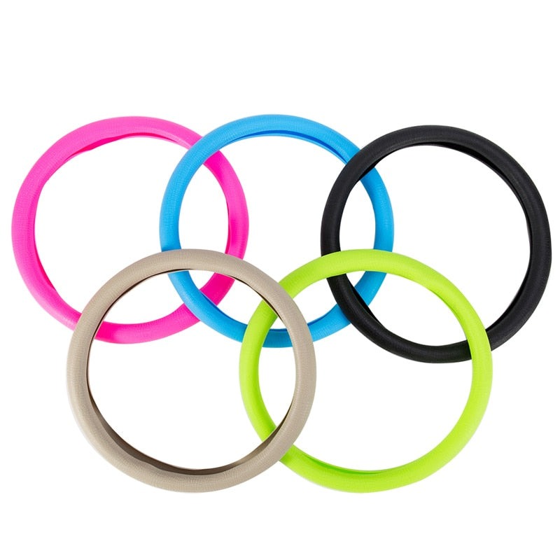 Car Styling Anti-slip Steering Wheel Cover - Image 13