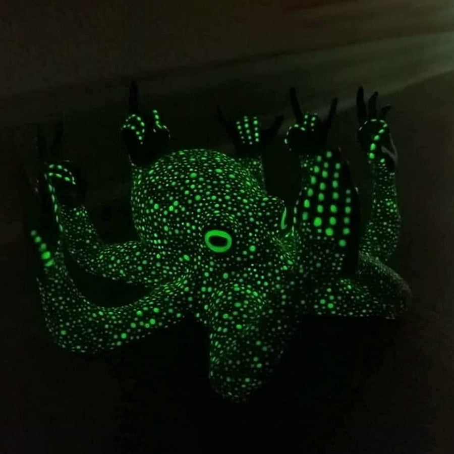 Angry Luminous Octopus Resin Decor - Image 3