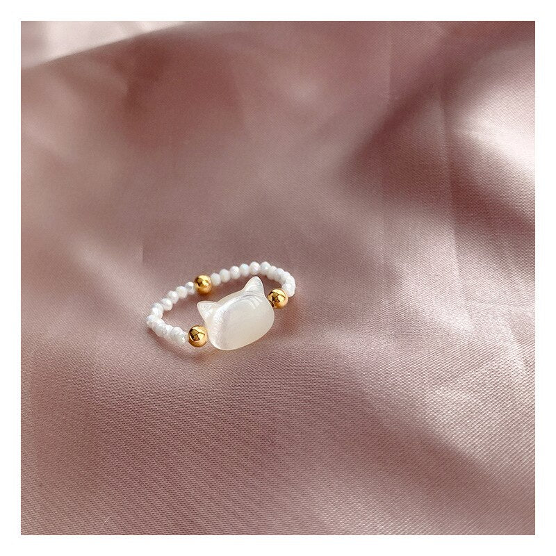 Good Fortune Lucky Cat Ring - Image 0