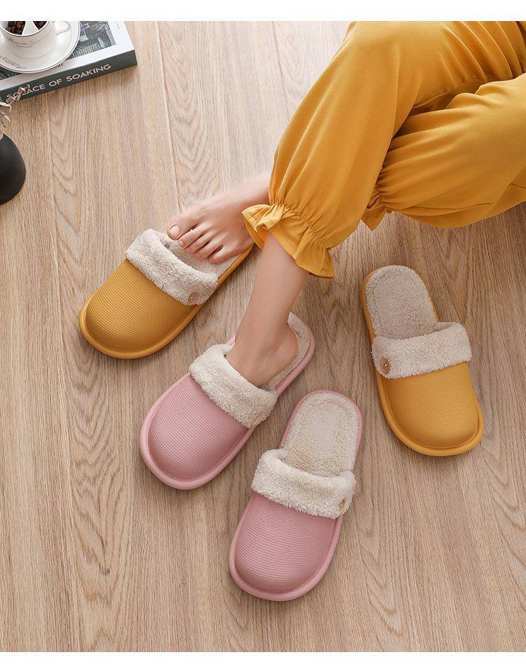 Lightweight Washable Comfy Plush Slippers - Image 3