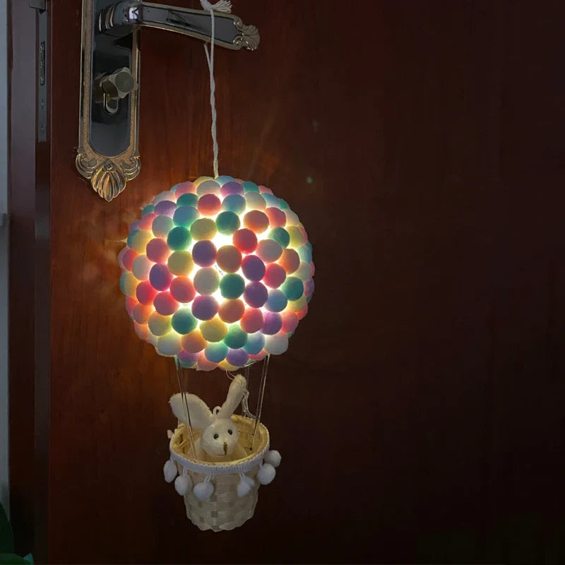 DIY Hot Air Balloon-Shape Flying Animals Night Lamp - Image 1