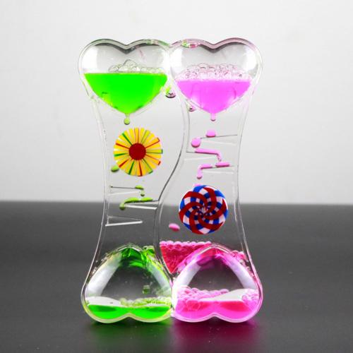 Double Floating Hearts Hourglass - Image 2