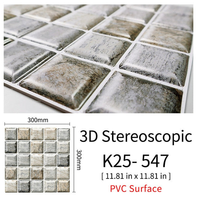 3D Self-Adhesive Cobblestone Wall Stickers - Image 6