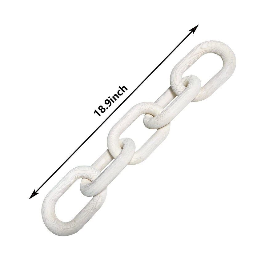 Modern Wooden Chain Link Decor - Image 8