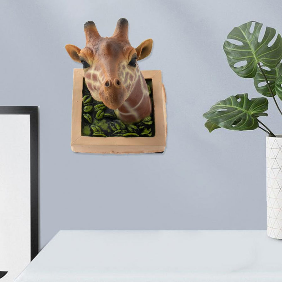 3D Wall Mounted Giraffe Sculpture Home Decor - Image 4