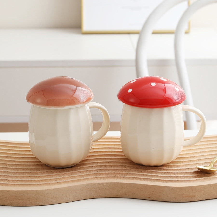 Creative Ceramic Mushroom Mug - Image 1