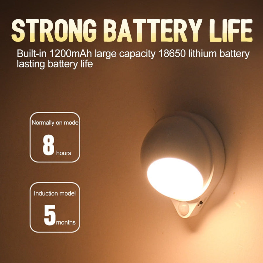 360 Rotating Water Drop Magnetic Night Lamp - Image 1
