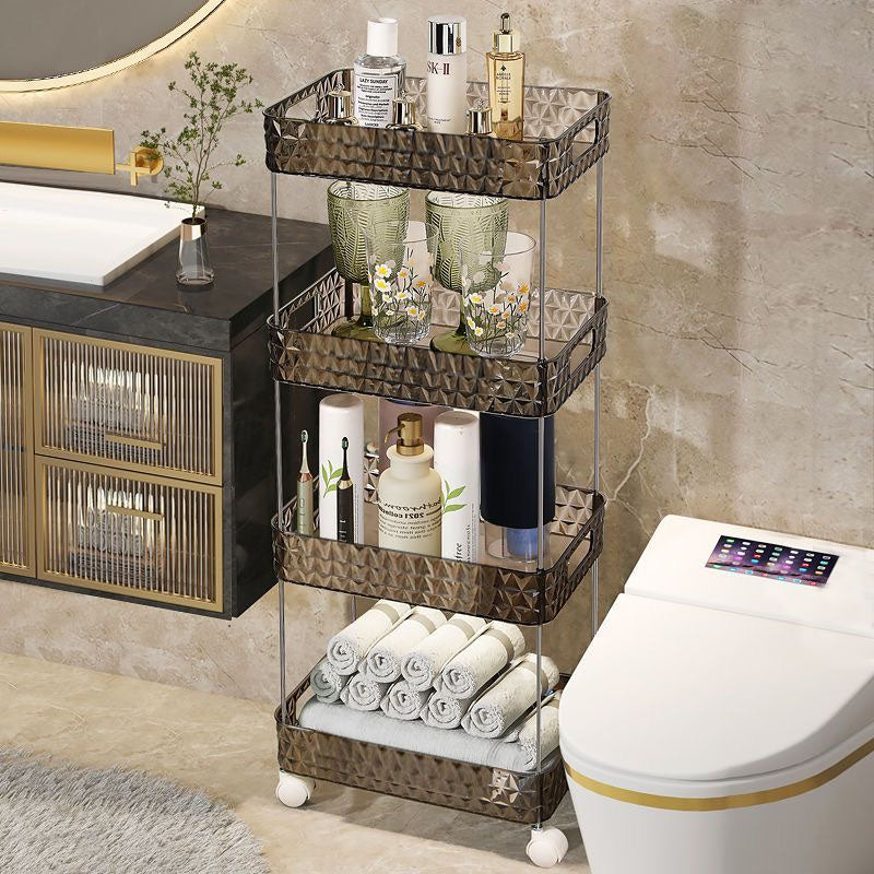 Home Bathroom Storage Organizer Rolling Rack - Image 2