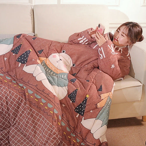 Lazy Time Wearable Sleeping Blanket - Image 0