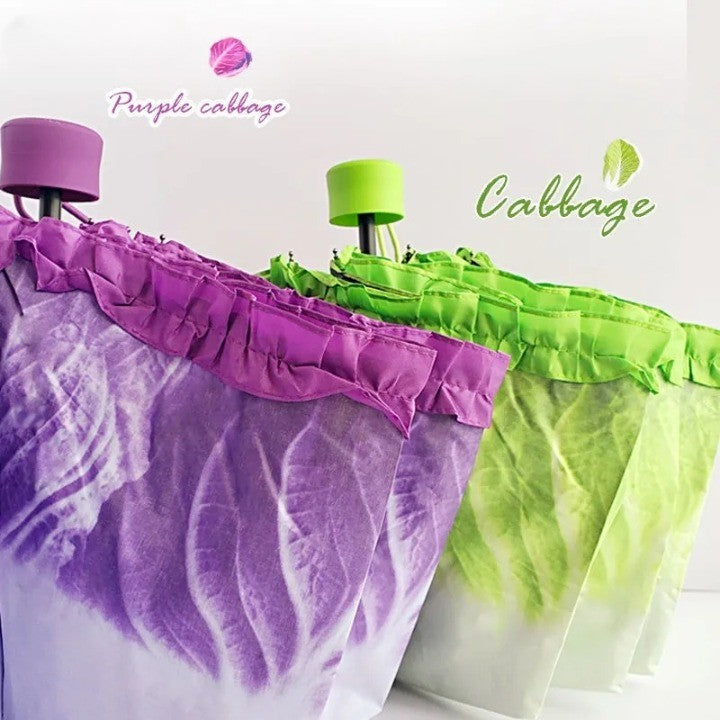 Lettuce Shaped Compact Umbrella - Image 4