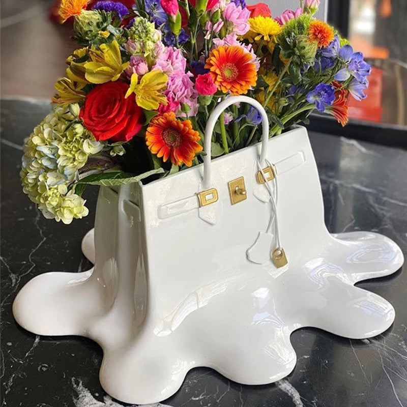 Melting Bag Creative Floral Vase - Image 2