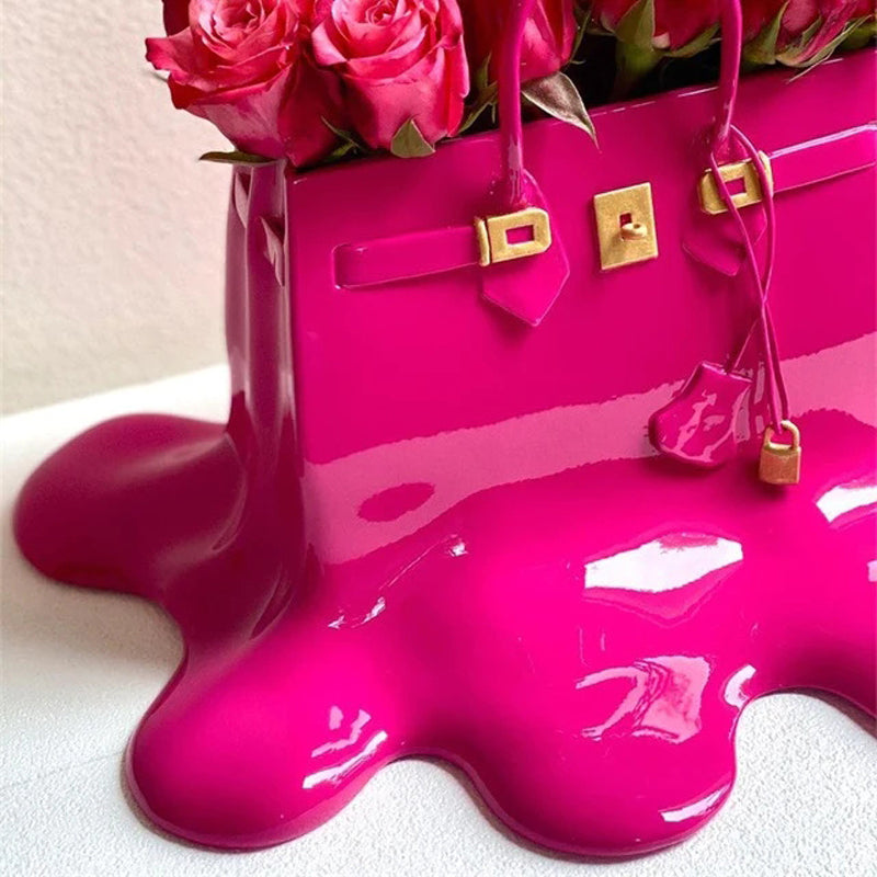 Melting Bag Creative Floral Vase - Image 4