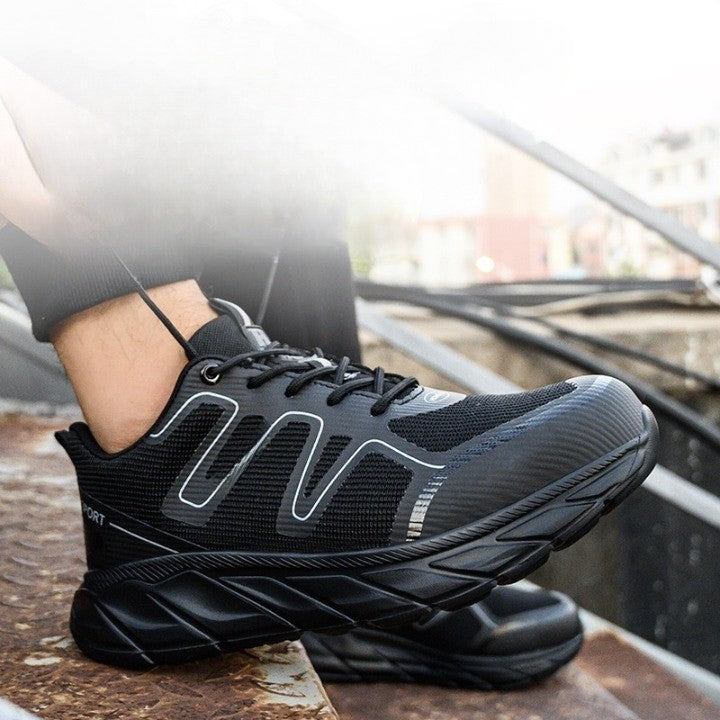 Men Ultra-Light Safety No-Tie Heavy Duty Sneakers - Image 3