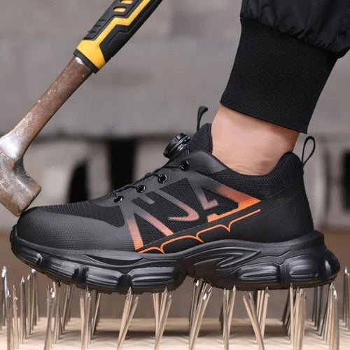 Men Ultra-Light Safety No-Tie Heavy Duty Sneakers - Image 0