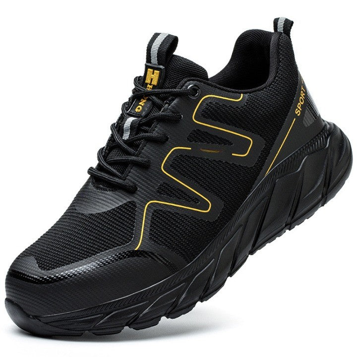 Men Ultra-Light Safety No-Tie Heavy Duty Sneakers - Image 5