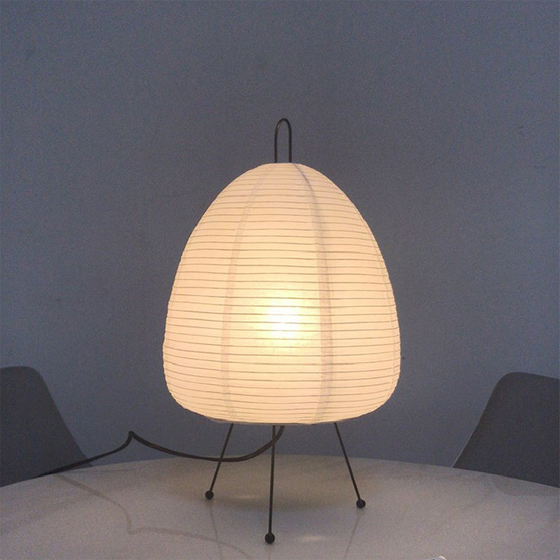 Modern Japanese Paper Lantern Table Lamp - Image 0
