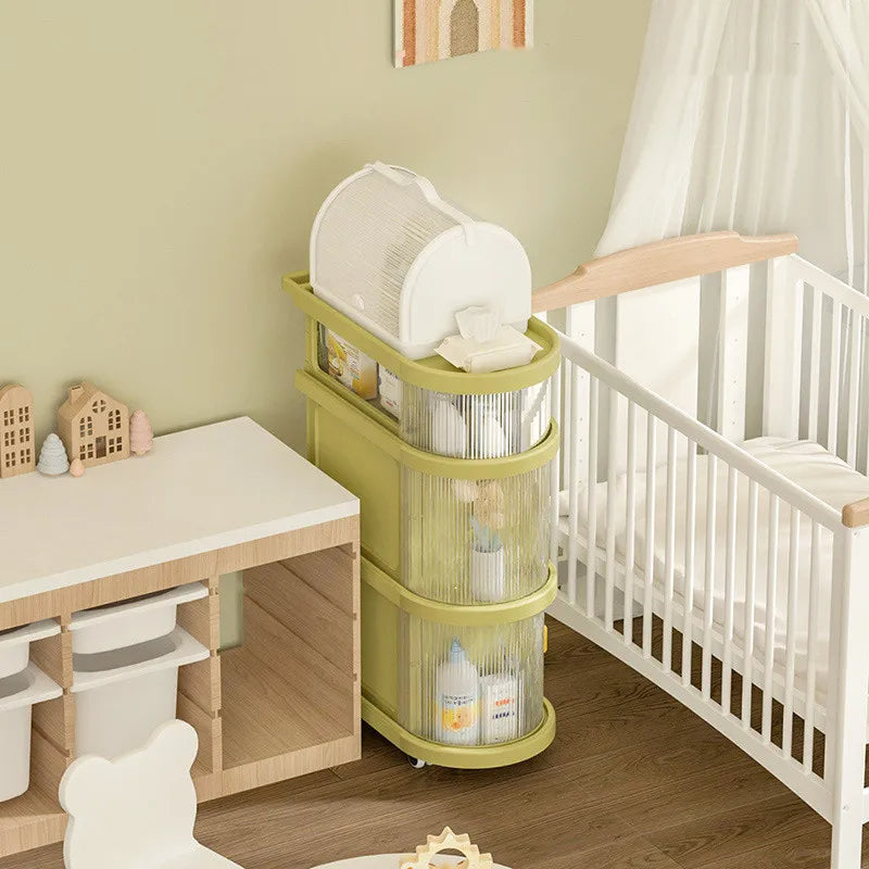Multi-Layer Storage Organizer Foldable Trolley - Image 2