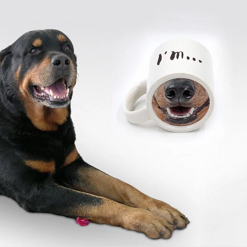 Ceramic Dog Nose Coffee Mug - Image 0
