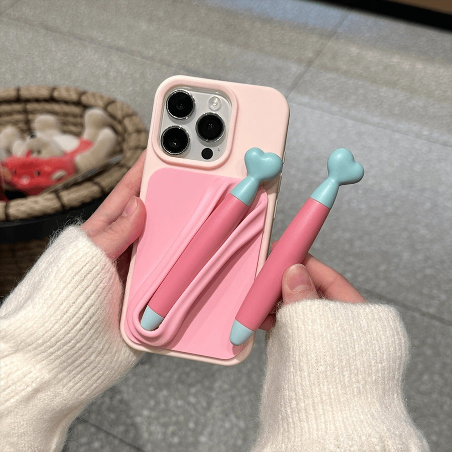 Stylus Holder Cute iPhone Case - Image 1