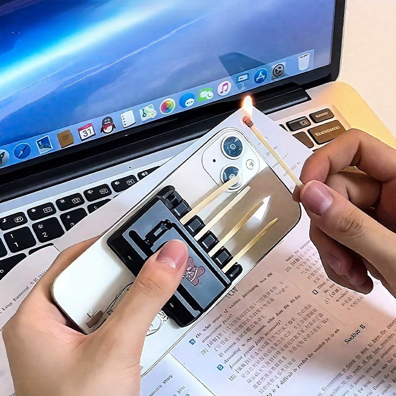 Matchstick Storage Phone Holder - Image 6