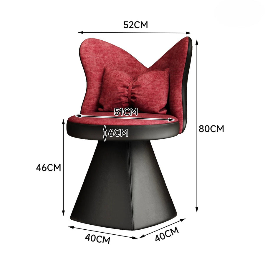 Butterfly Bloom Swivel Makeup Vanity Chair