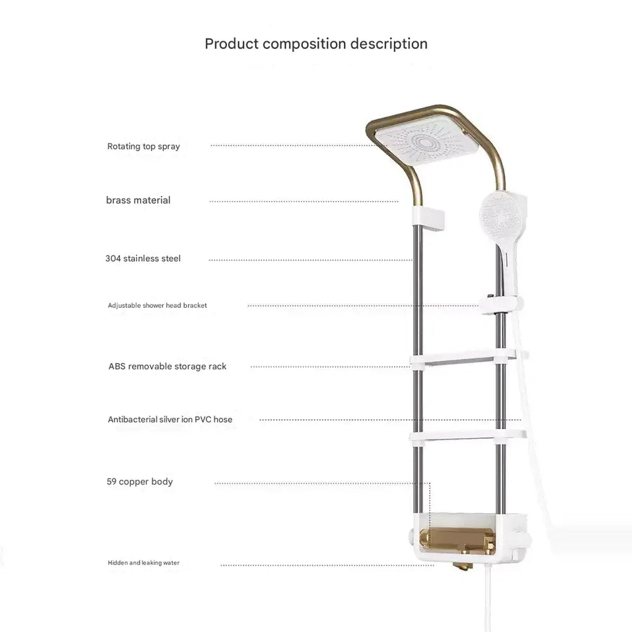 Illumina Spa Luxury European LED Shower Set - Image 4