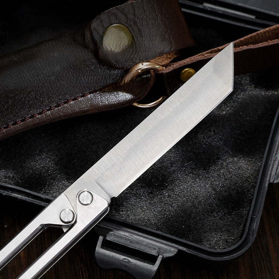Steel Sharp Foldable Outdoor EDC Knife Tool - Image 4