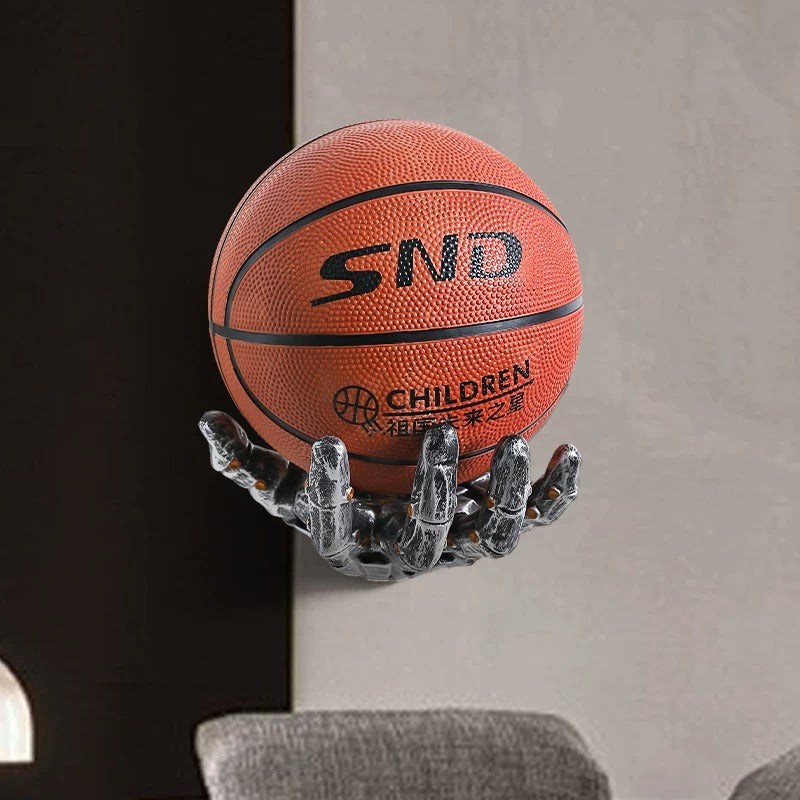 Robotic Hand Basketball Wall-Mounted Rack - Image 1