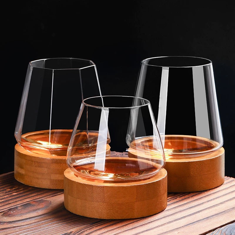 Tilted Base Whiskey Rocking Glass - Image 5