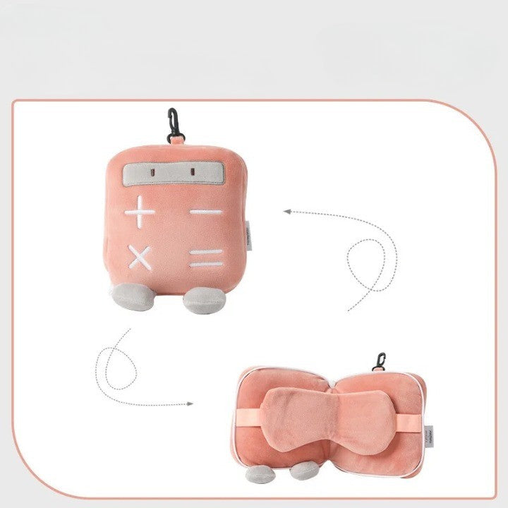 Plush Game Console Eye Mask Travel Pillow - Image 3