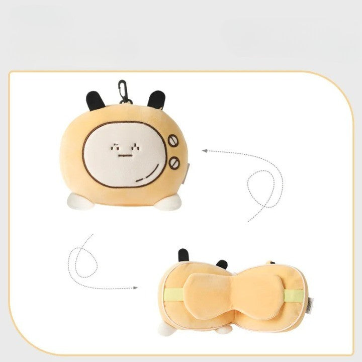 Plush Game Console Eye Mask Travel Pillow - Image 4