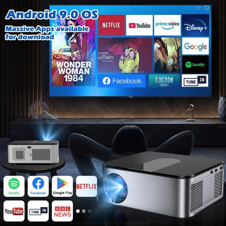 Pro HD Mega View Theater-Quality Portable Projector - Image 1