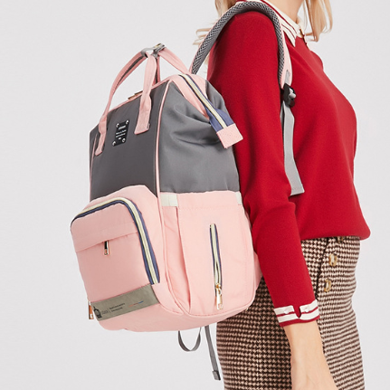 Large Capacity USB Mom Baby Diaper Backpack - Image 0
