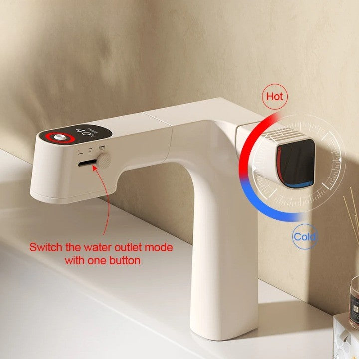Pull-Out Water Filter LED Temperature Control Faucet - Image 1