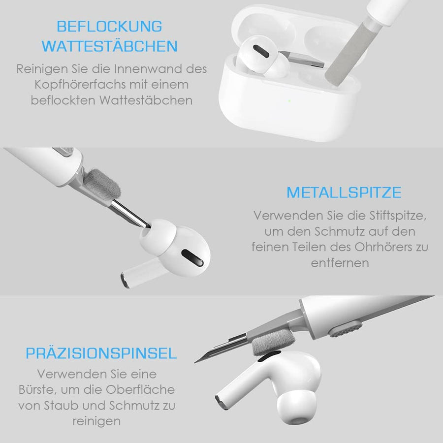 3in1 Earphones Cleaning Brush Tool - Image 1