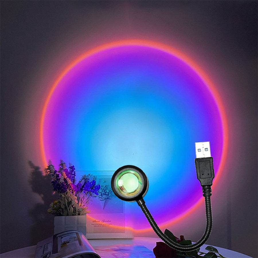 Mini USB Sunset Night Lamp - Image 1