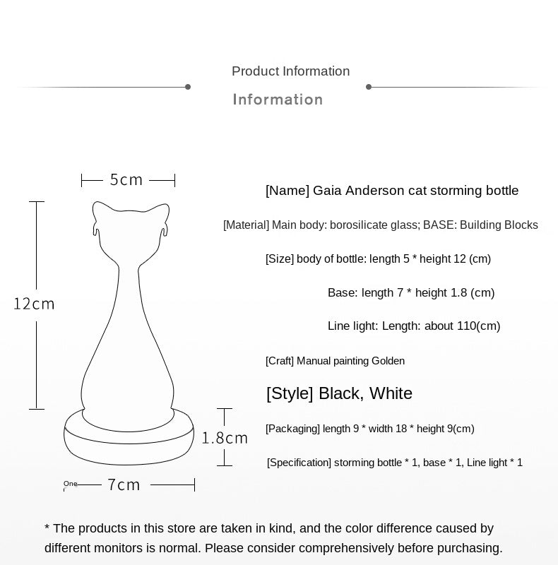 Cat-Inspired Weather Forecast Bottle - Image 8