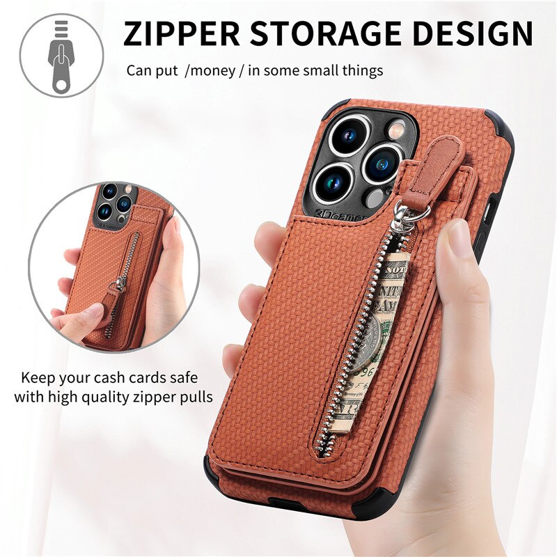 Zip Zip Elegance Wallet iPhone Case - Image 5