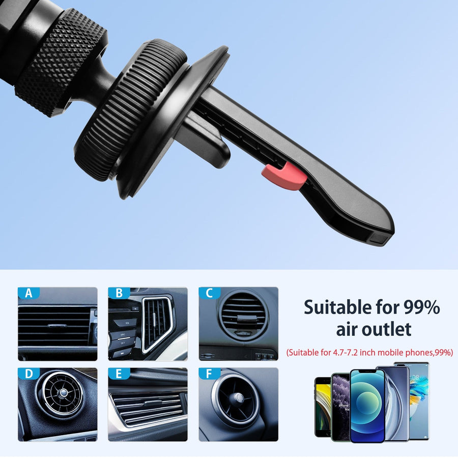 Invisible Rotatable Air Vent Mount Car Phone Holder - Image 4