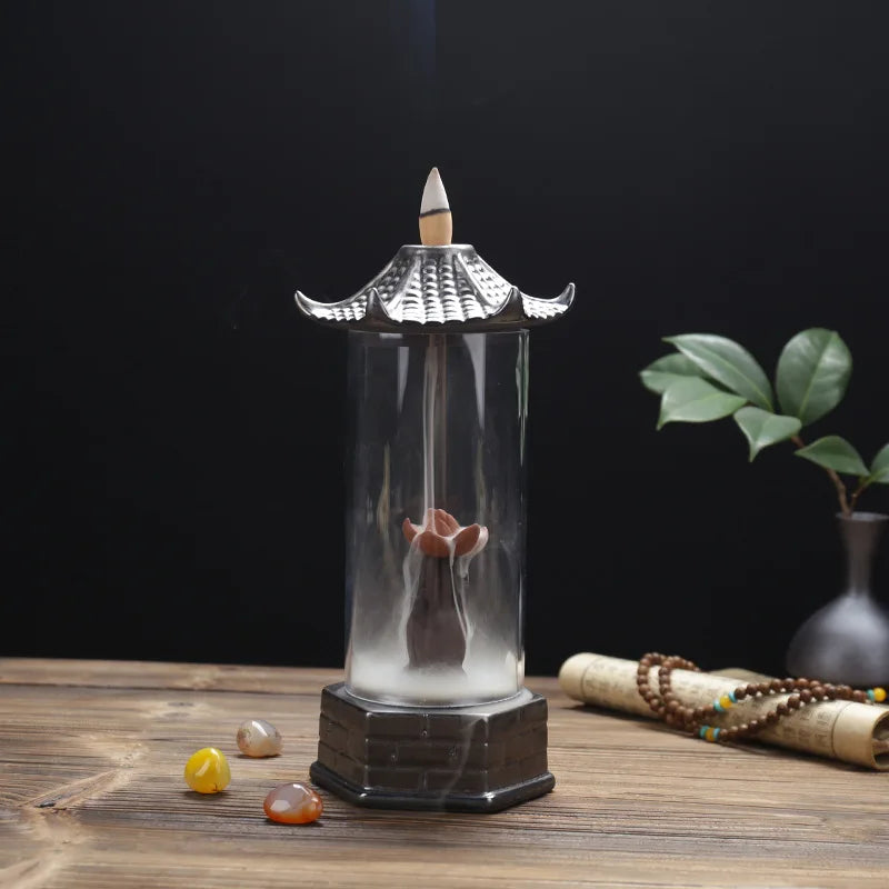 Zen Serenity Smoke Meditation Waterfall Burner - Image 9