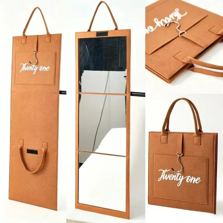 Calm Reflection Portable Full Length Standing Mirror