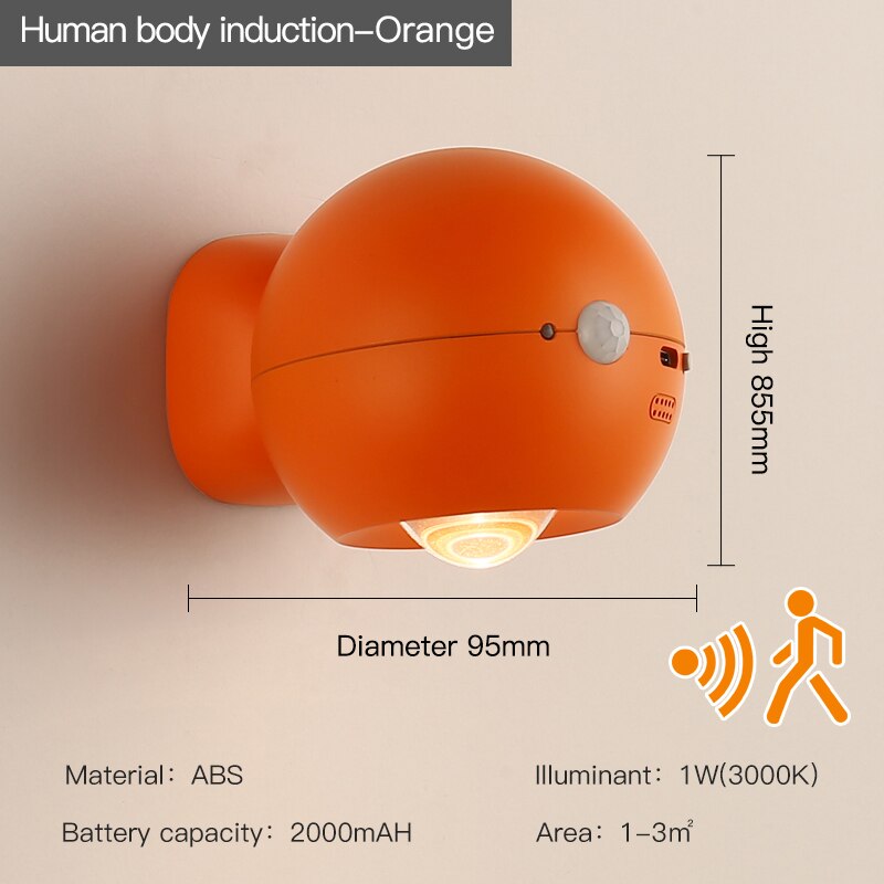 Eye Project Motion Sensor Rechargeable Wall Lamp - Image 8
