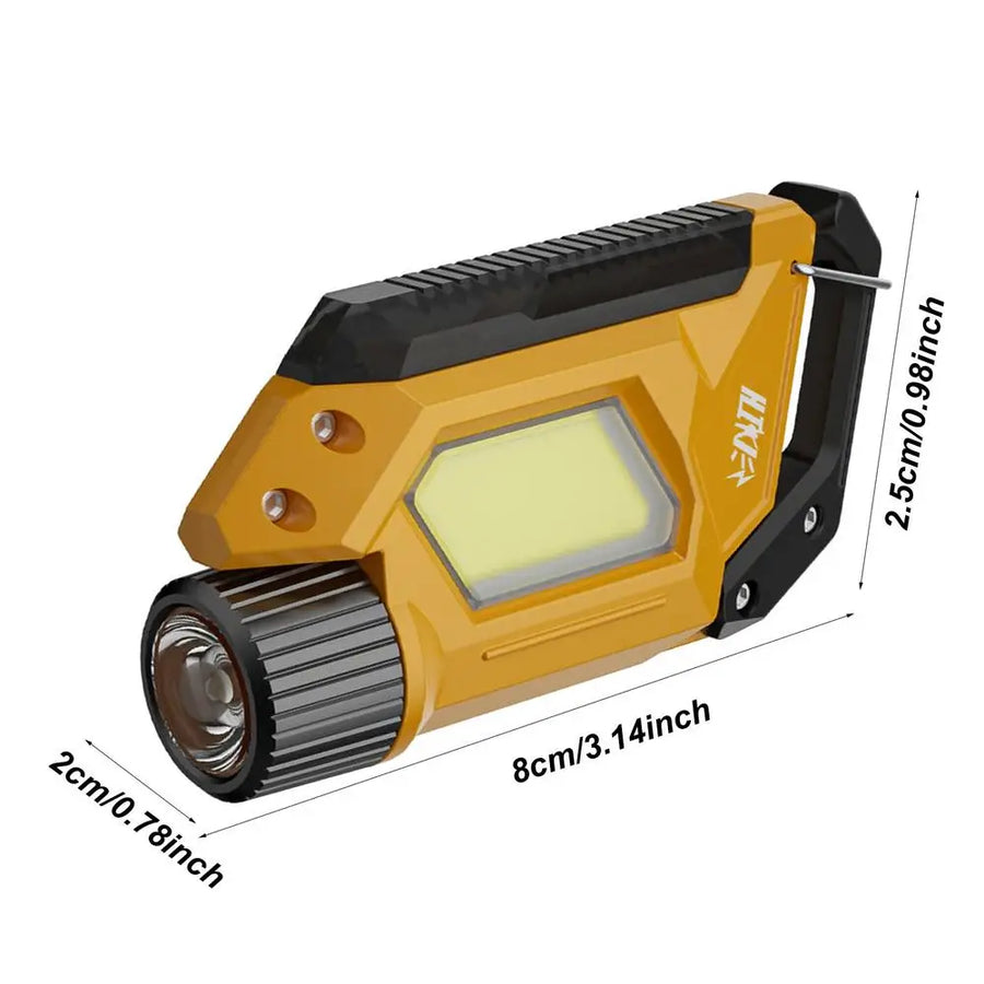 Rechargeable Lightweight LED EDC Camping Keyring Light - Image 8