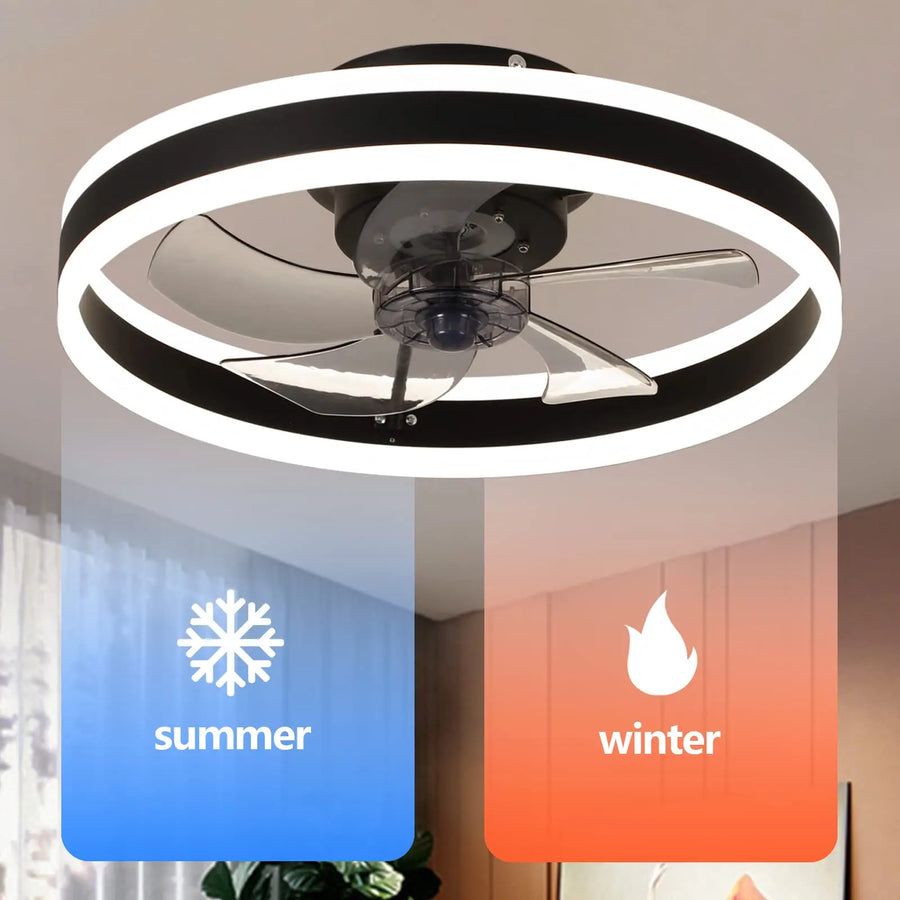 Aura Silent LED Ceiling Fan Lamp - Image 1