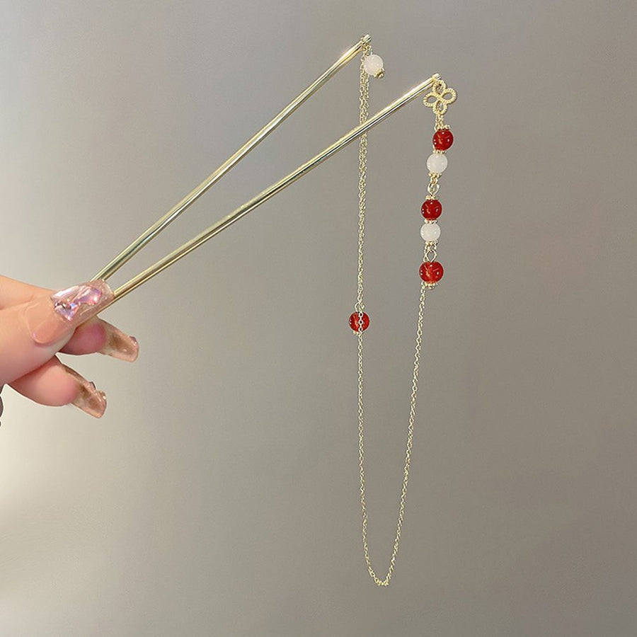 Ancient Style Vintage Double Hair Sticks - Image 7